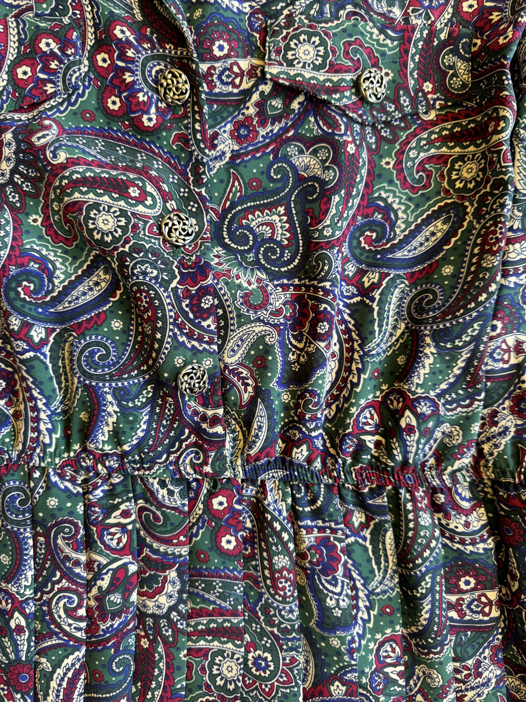 Home on the Range Paisley Midi Dress