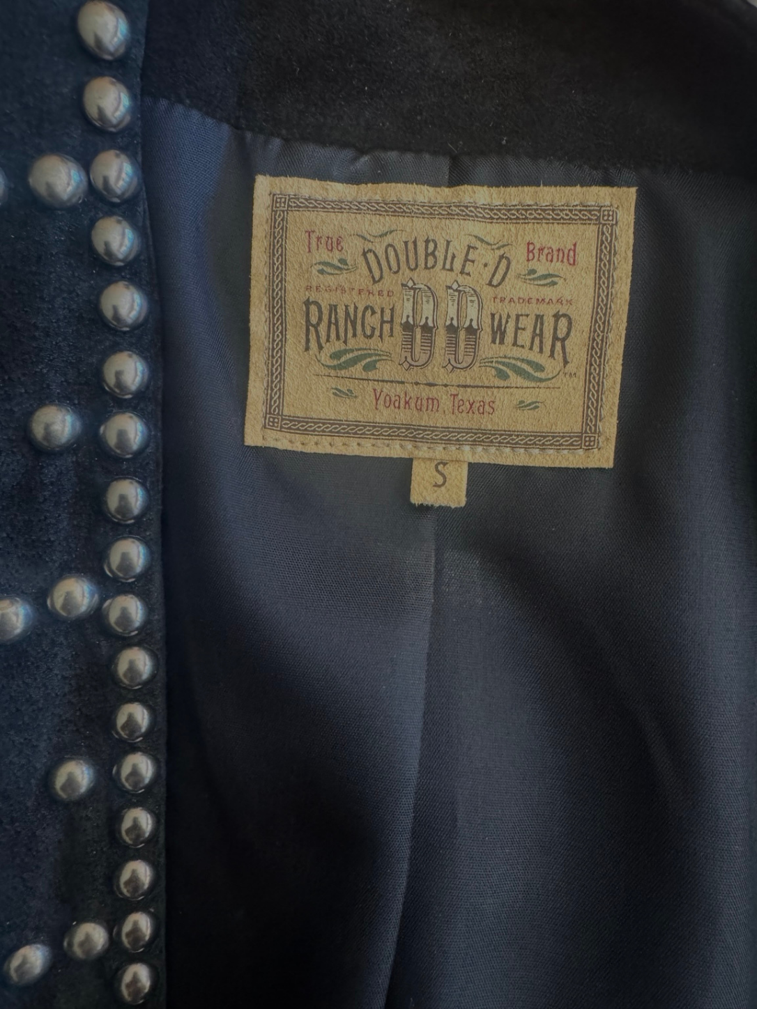 Double D Ranch Suede Concho Jacket