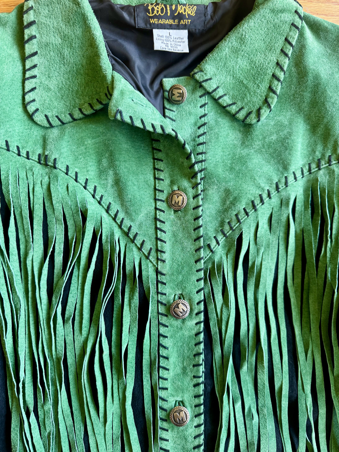 On The Road Again Leather Fringe Jacket