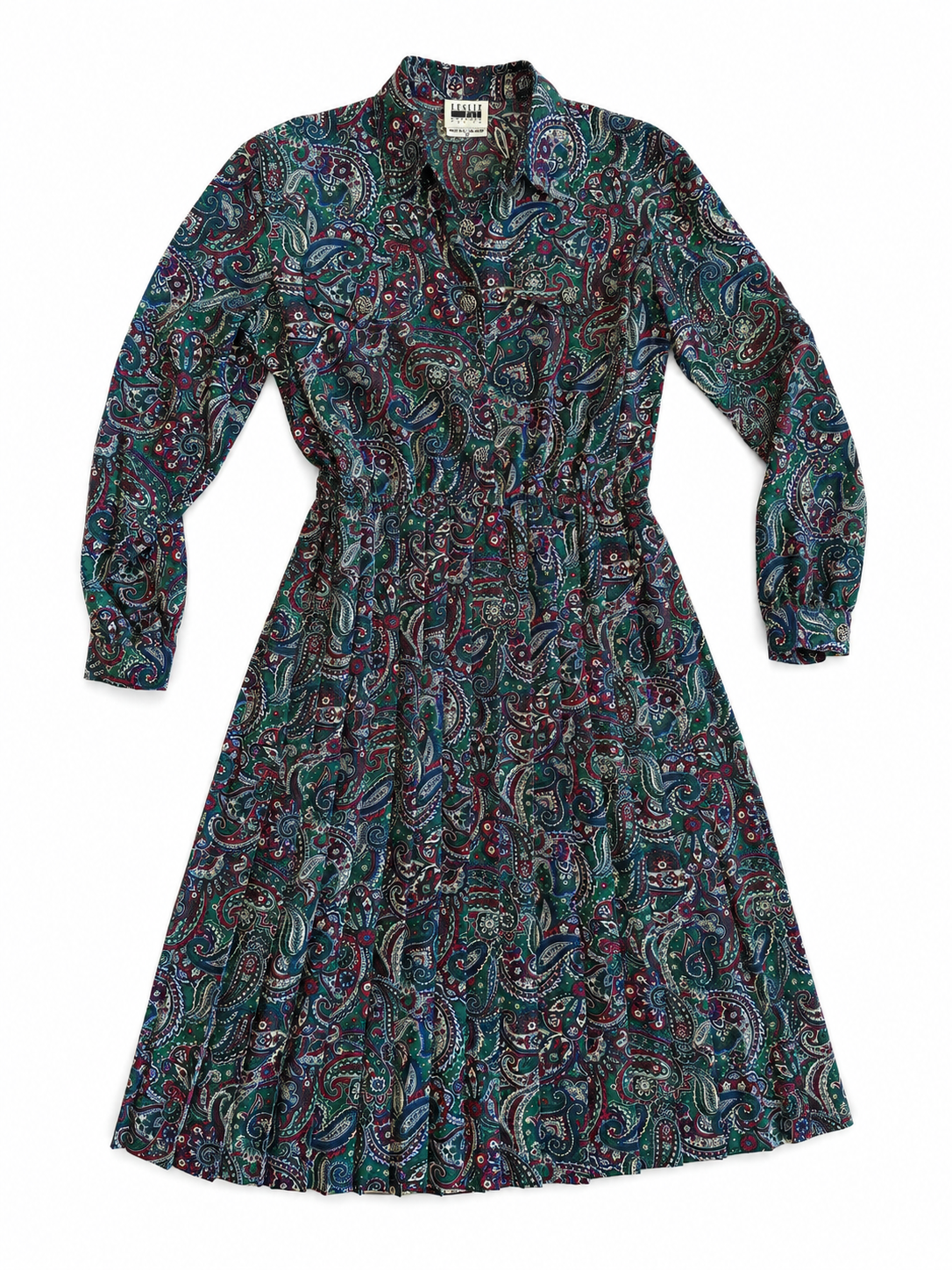 Home on the Range Paisley Midi Dress