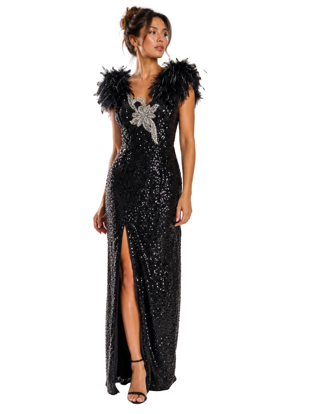 Show Stopper Sequined Gown
