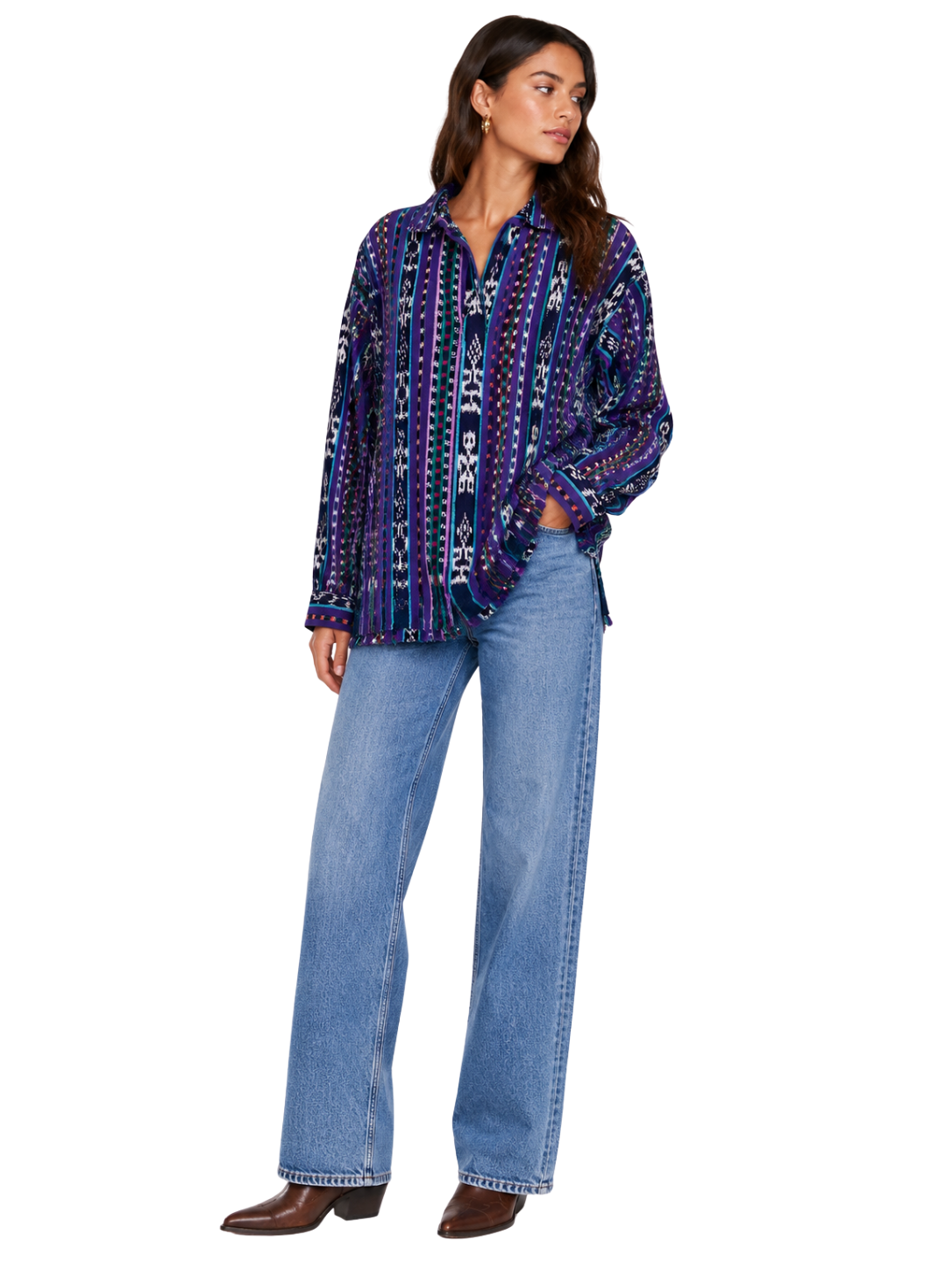 Ranch Wear Hand Woven Blouse