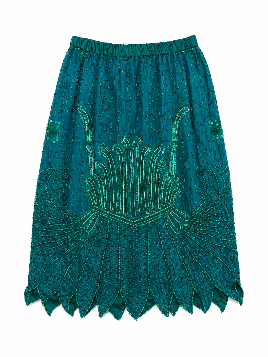 Emerald City Silk Beaded Set