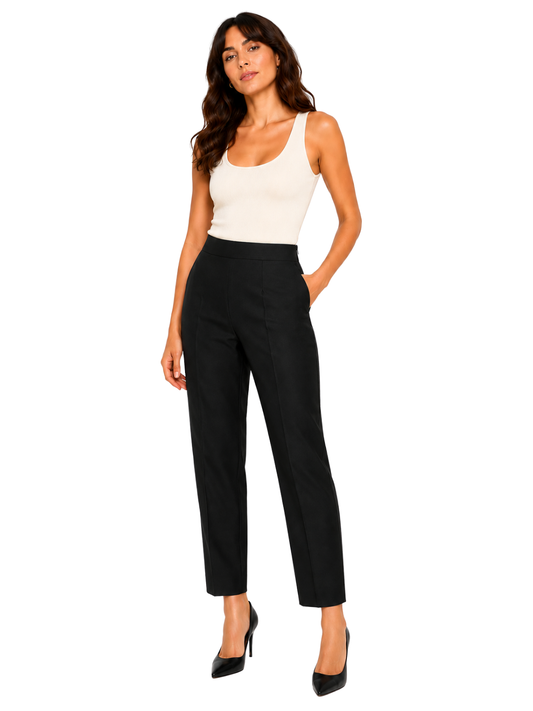 Staple Silk Trousers (Black)