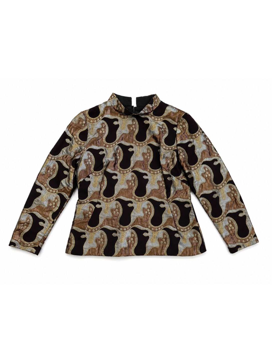 Art Deco Lurex Tapestry Blouse
