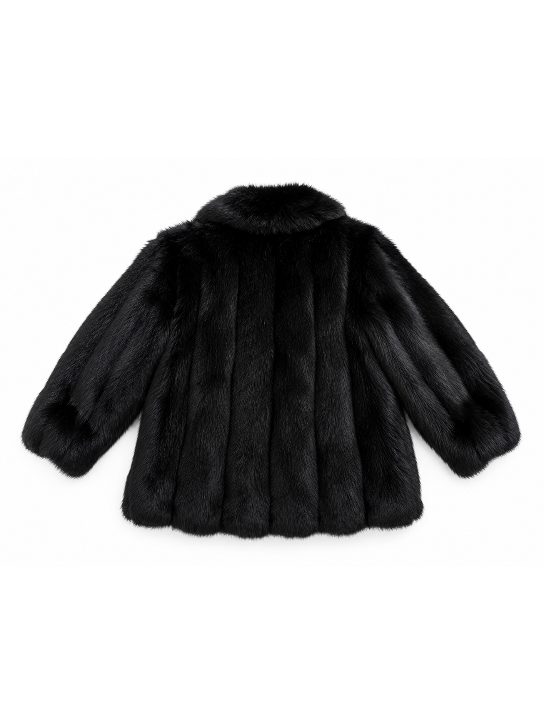 Midnight Moves Vintage Fur Coat
