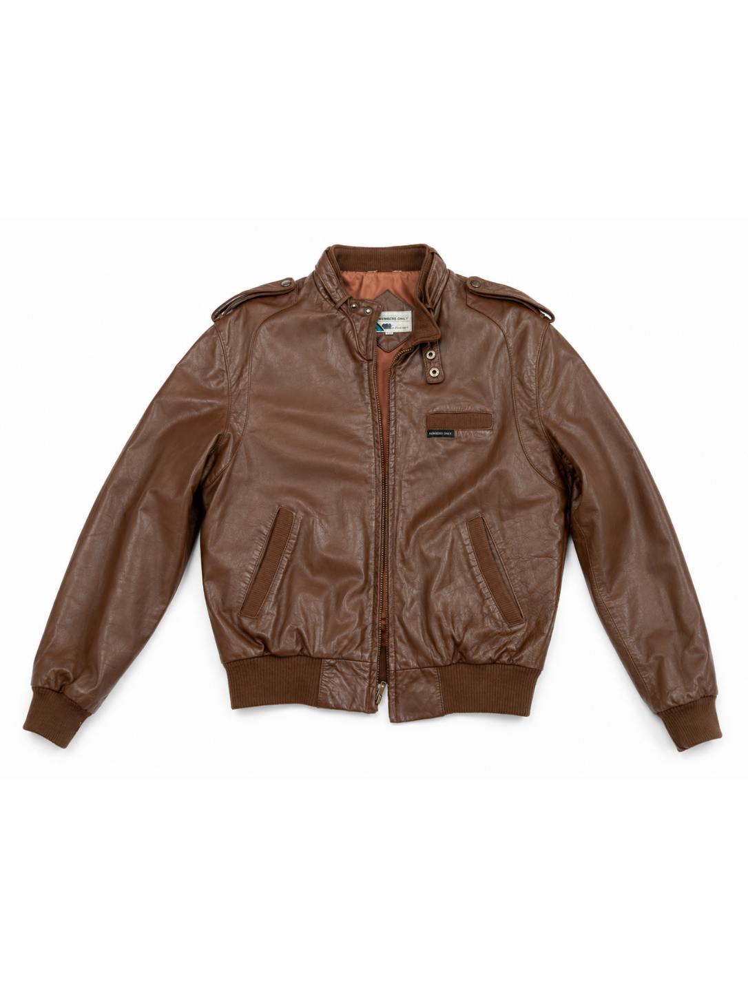 Classic Leather Bomber Jacket