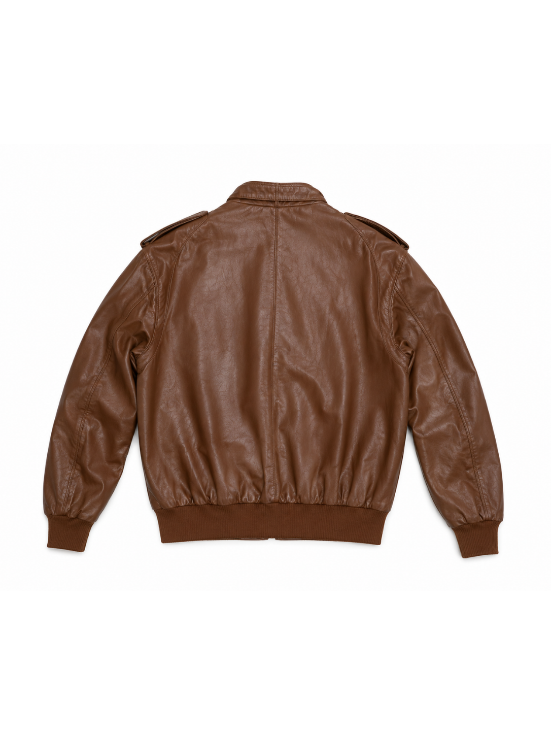 Classic Leather Bomber Jacket