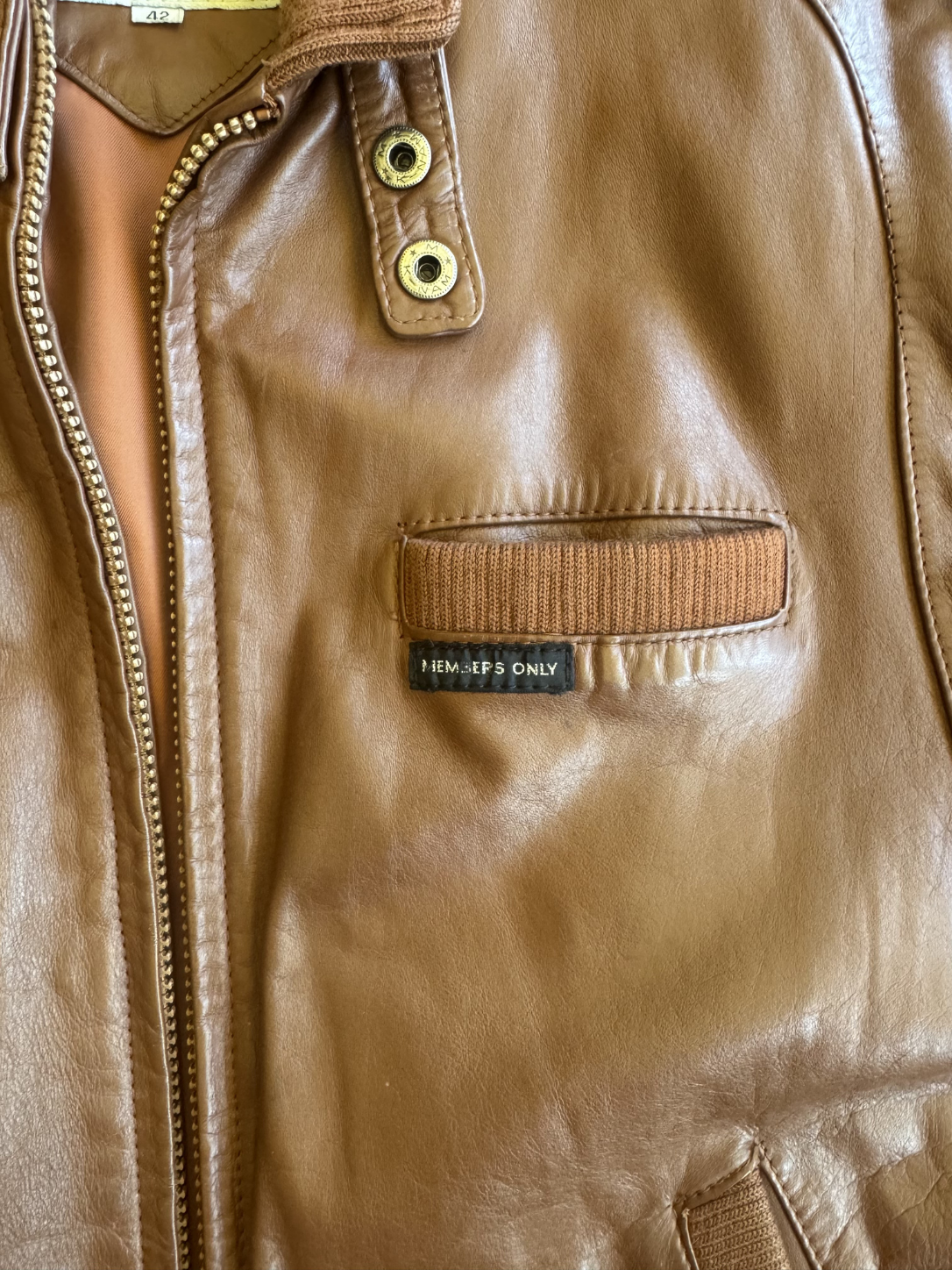 Classic Leather Bomber Jacket