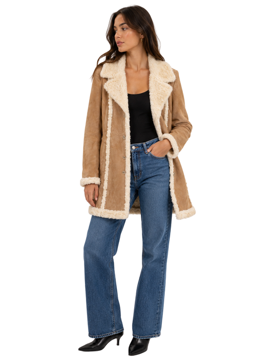 Suede Western Wear Winter Coat
