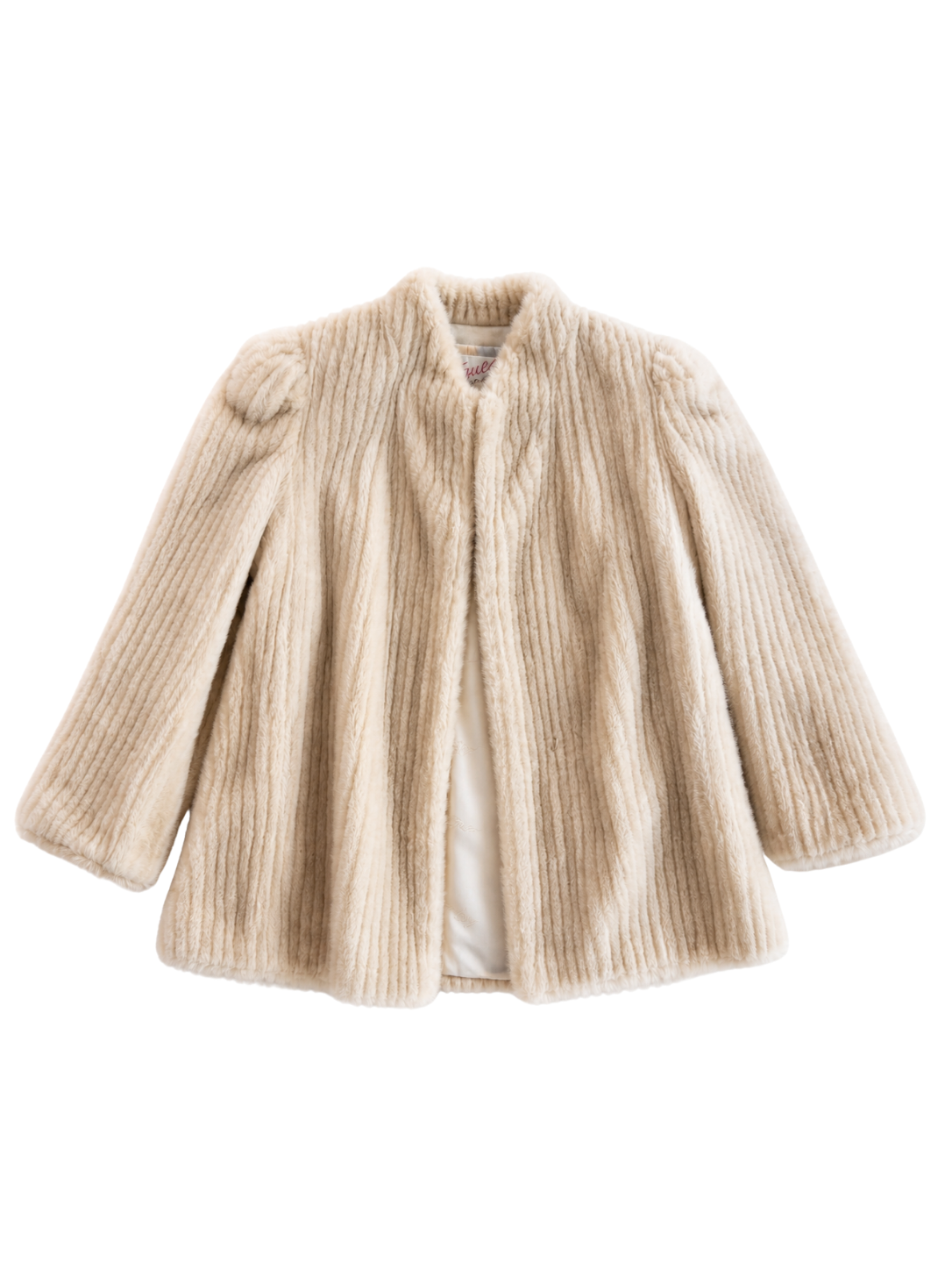 Mob Wife Cream Fur Jacket