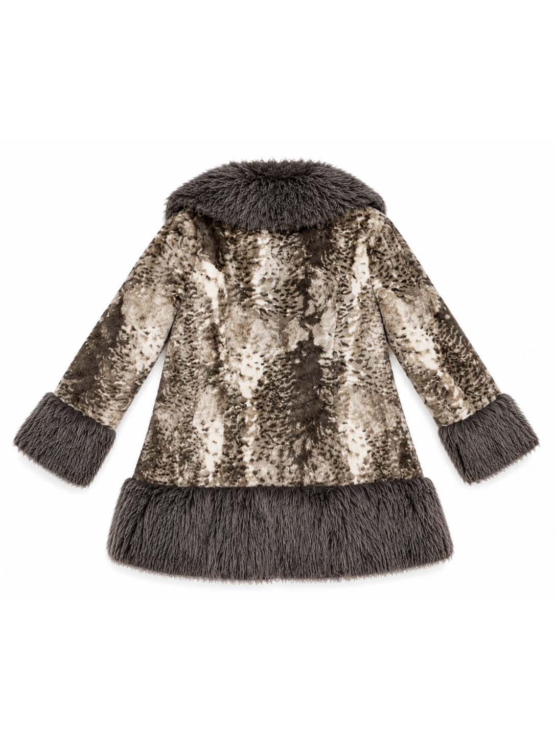 Wild Horses Vintage Fur Coat