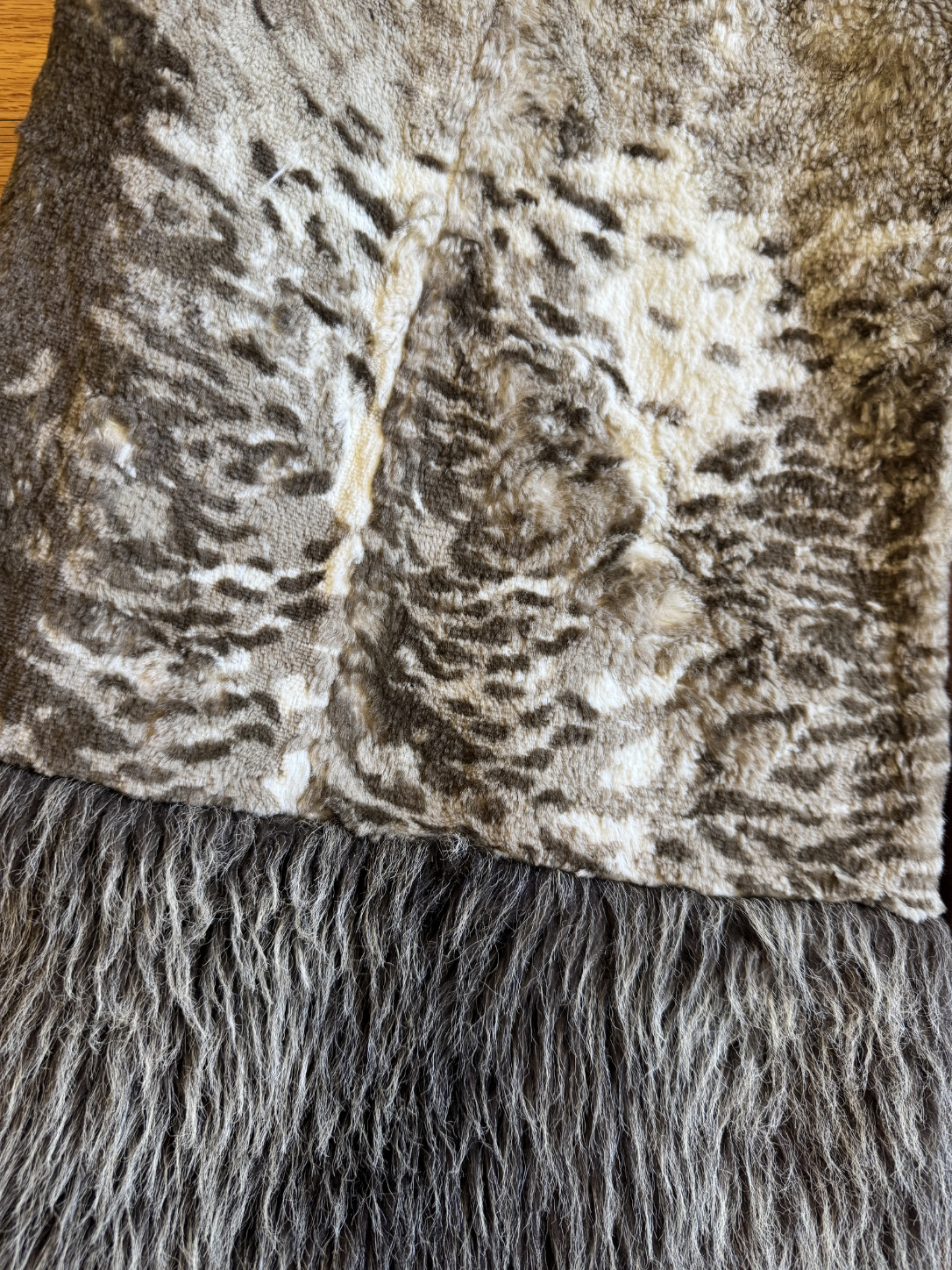 Wild Horses Vintage Fur Coat
