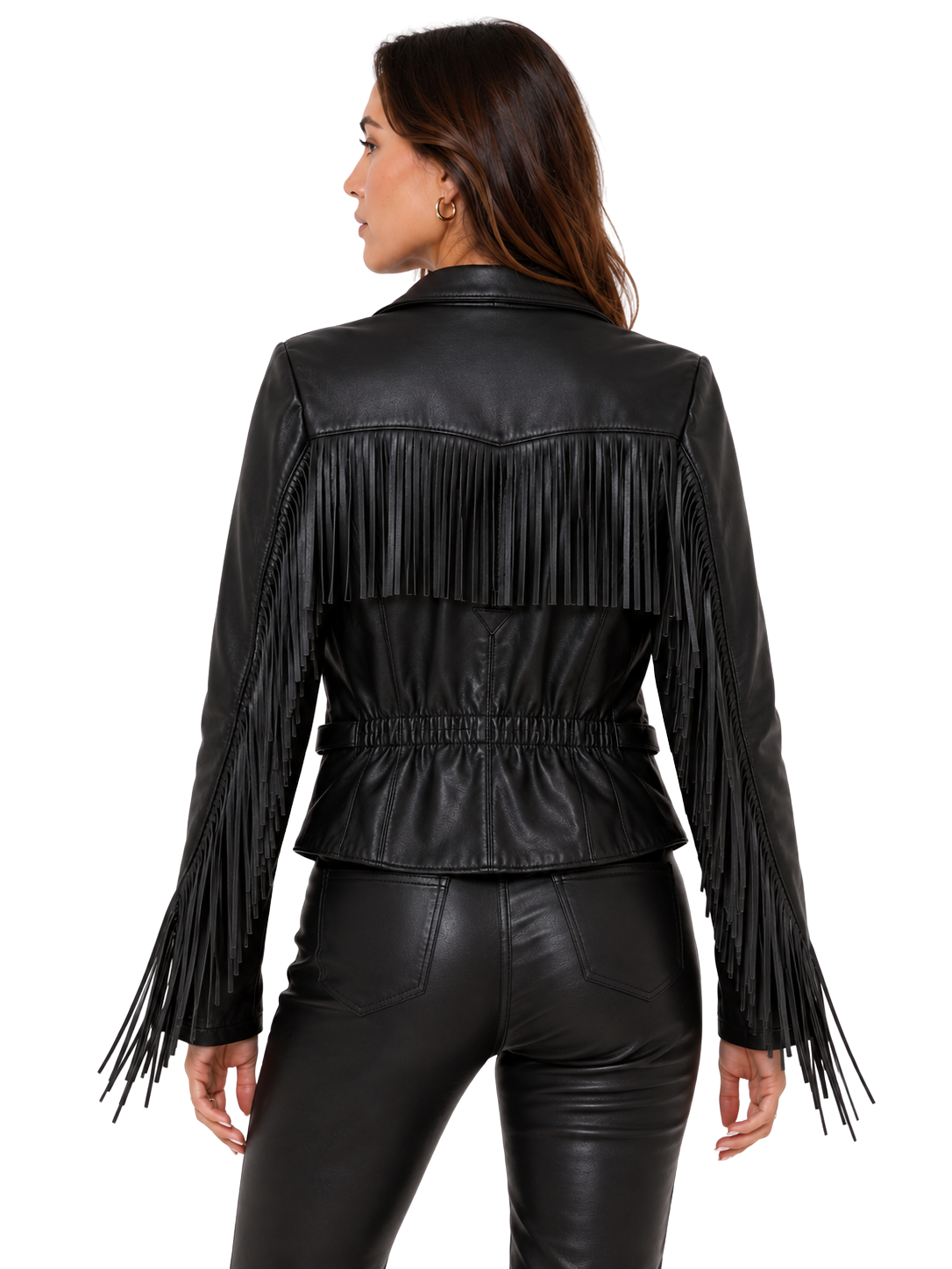 Harley Davidson Leather Fringe Jacket