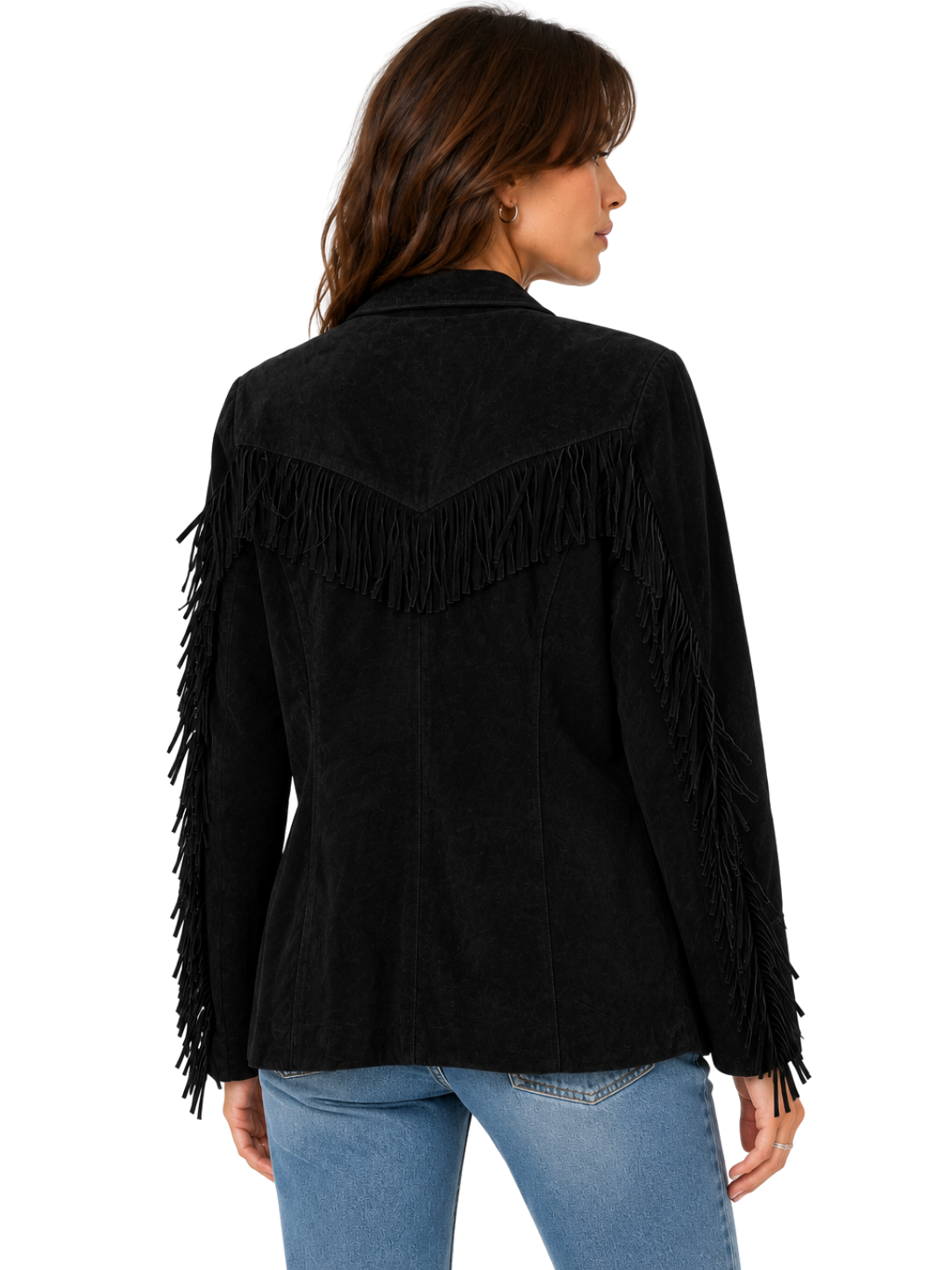 Cowpoke Crush Suede Fringe Blazer