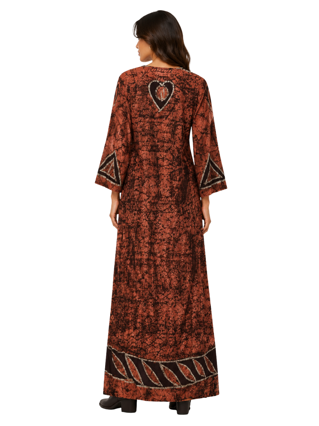 Sunset Paloma Silk Maxi Dress