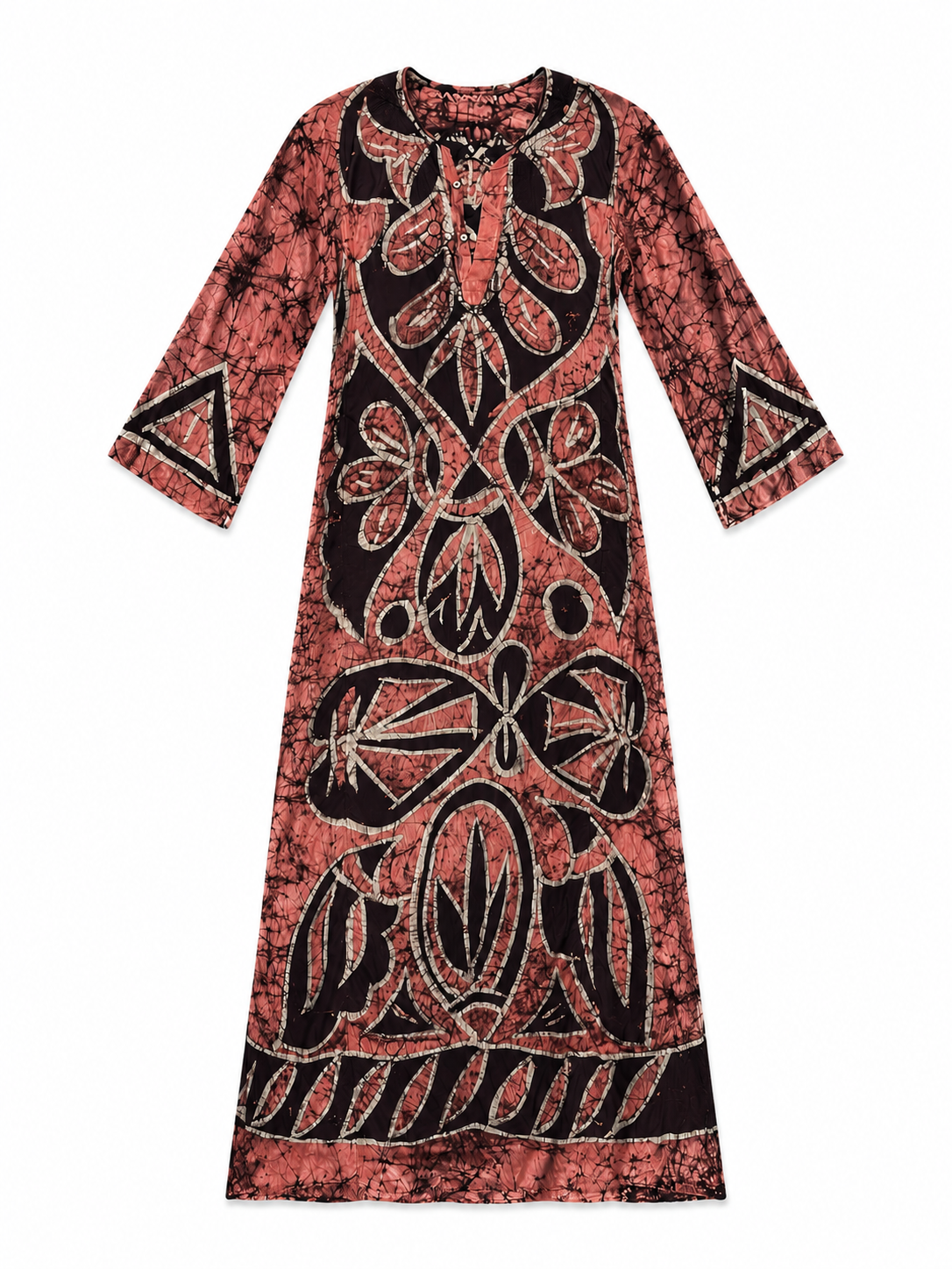 Sunset Paloma Silk Maxi Dress