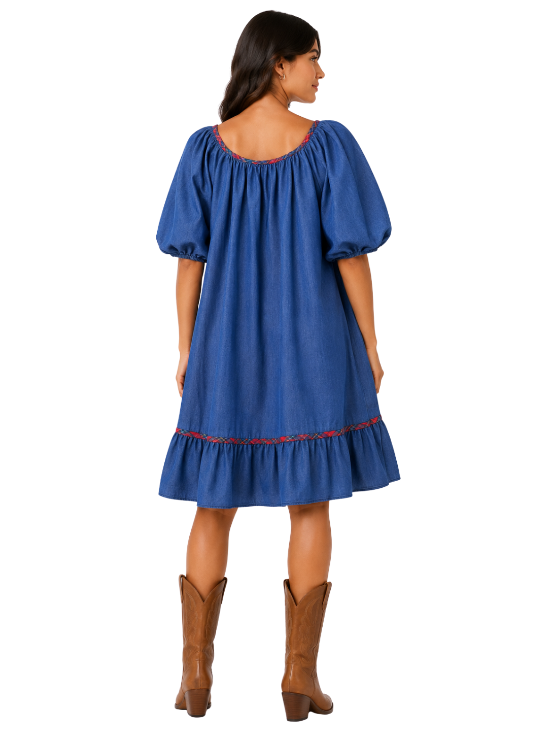 Boot Scoot Denim Midi Dress