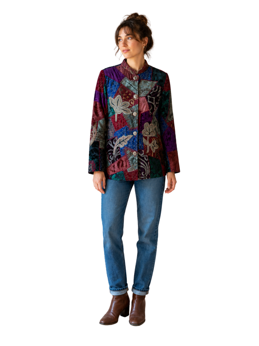 Yoko Patchwork Tapestry Jacket