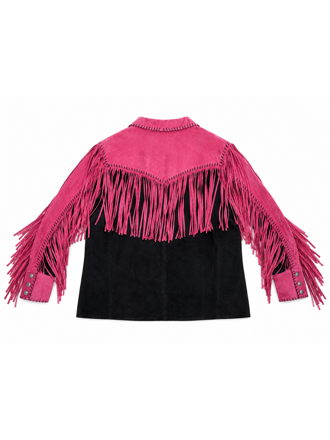 Paint it Red Suede Fringe Jacket