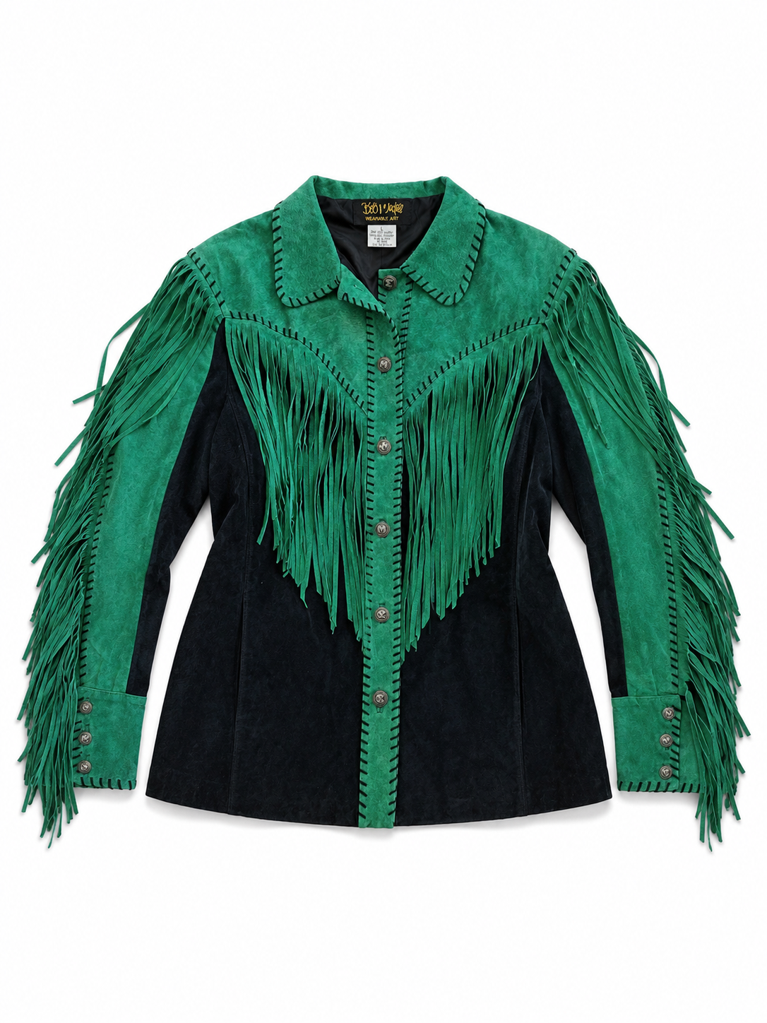 On The Road Again Leather Fringe Jacket