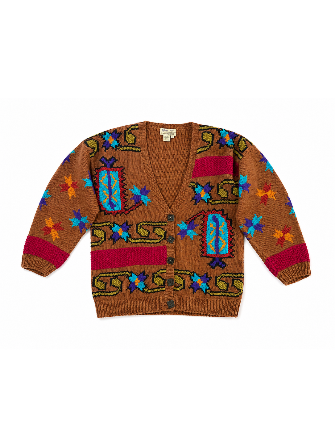 Happy Trails Hand Knit Sweater