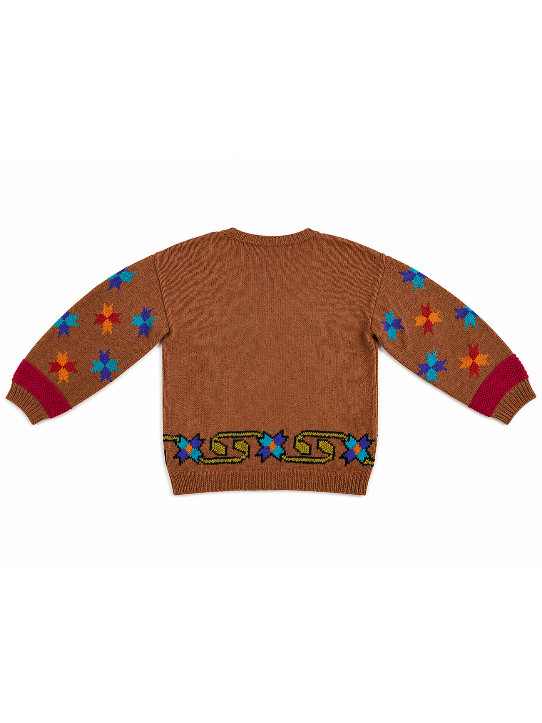 Happy Trails Hand Knit Sweater