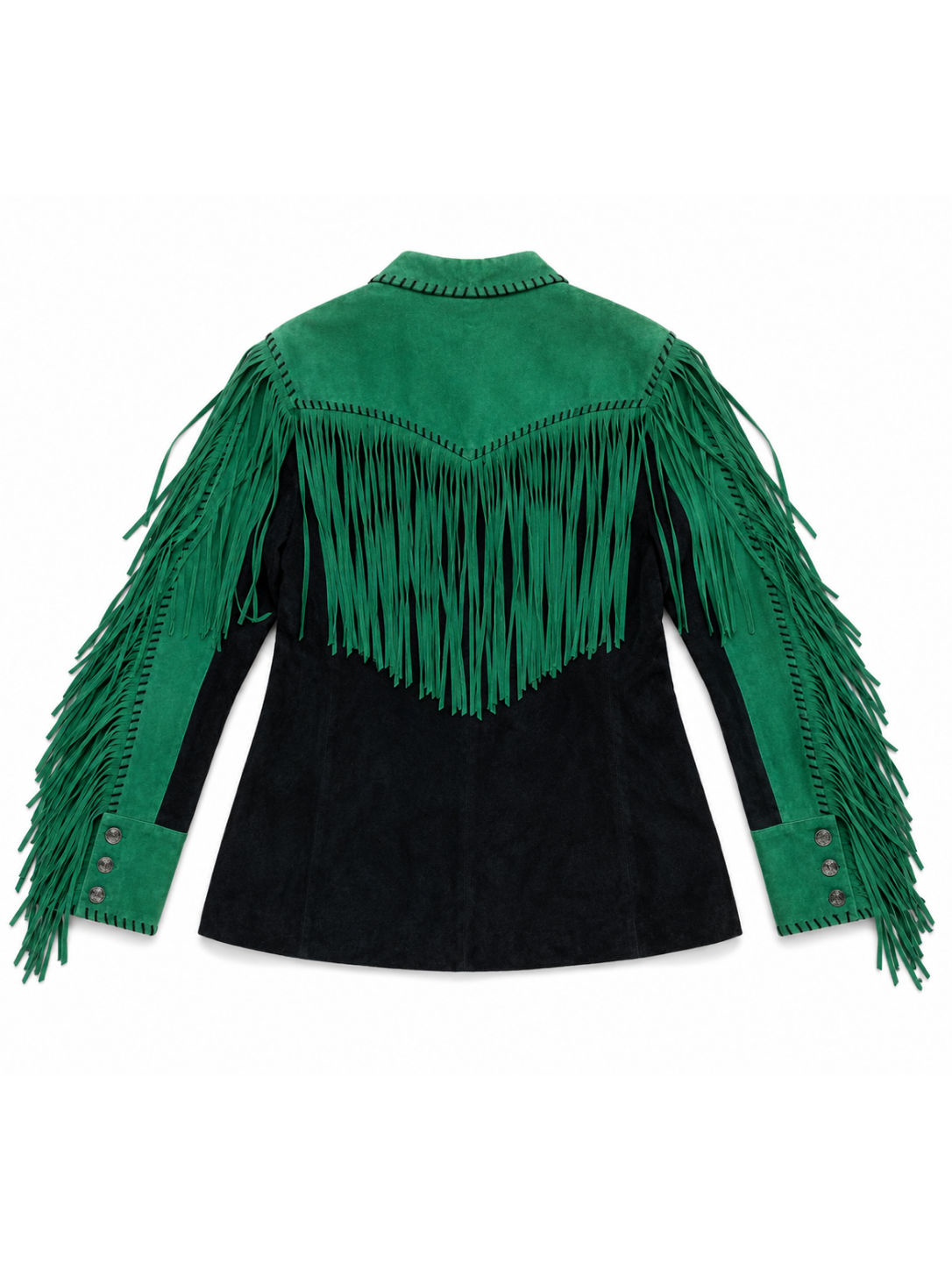 On The Road Again Leather Fringe Jacket