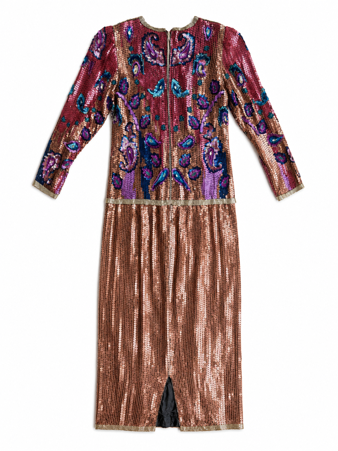 Gatsby Gown in Sequined Silk