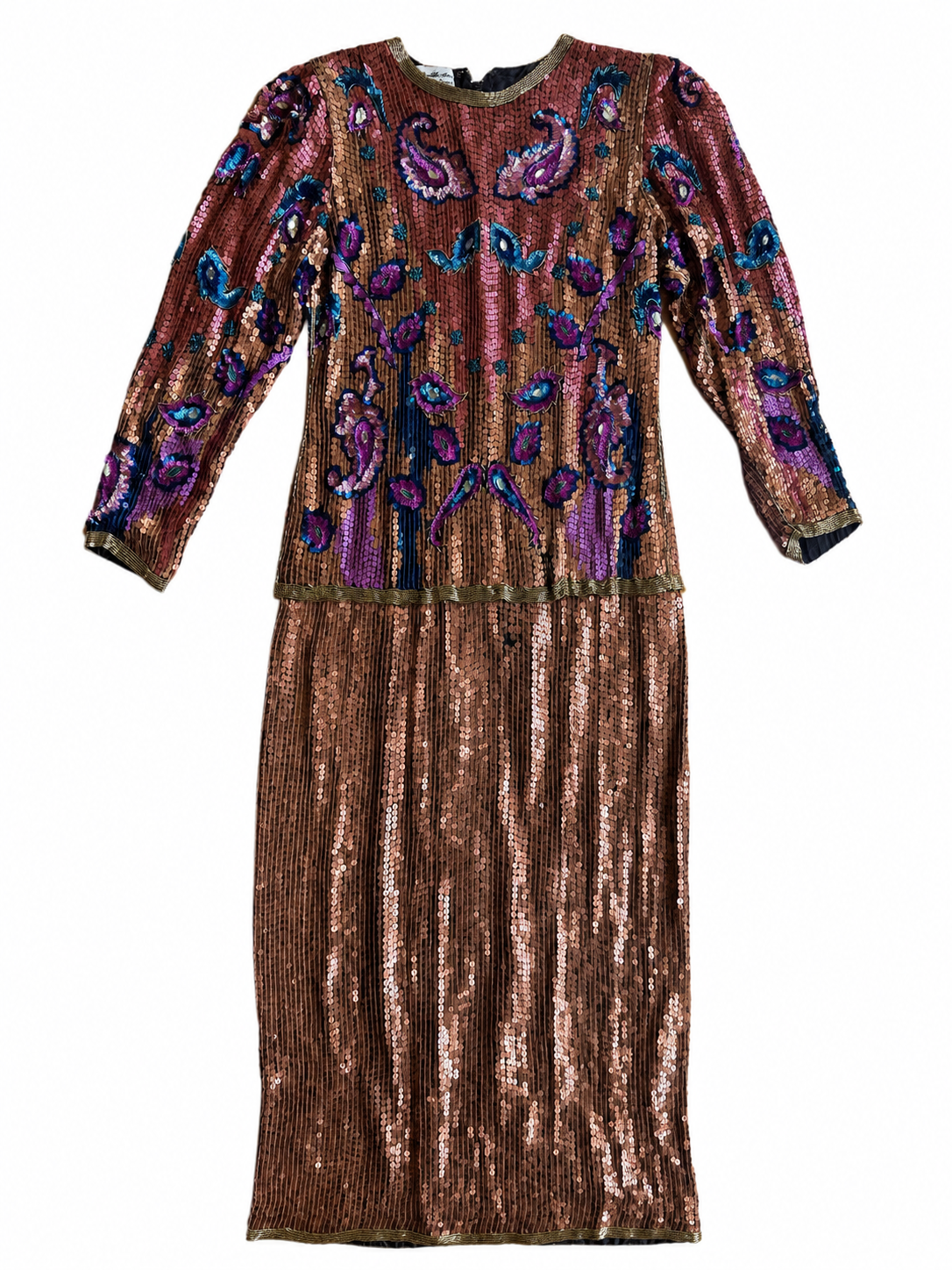 Gatsby Gown in Sequined Silk