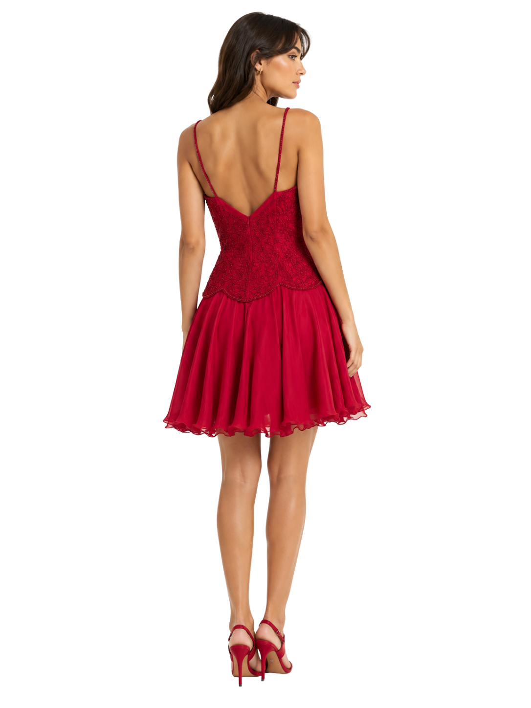 Cherry Bomb Silk Swing Dress