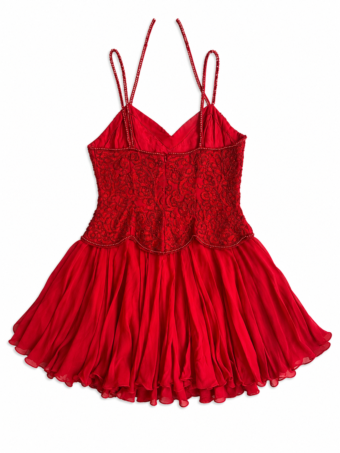 Cherry Bomb Silk Swing Dress