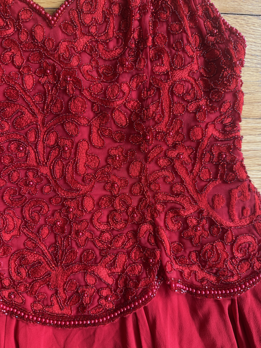 Cherry Bomb Silk Swing Dress