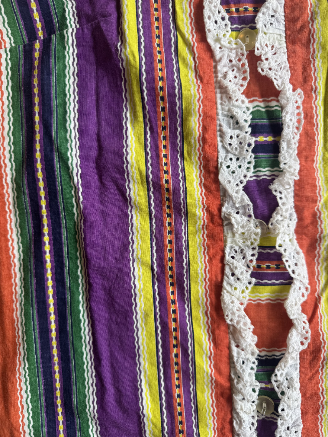 Mexico Honey Cotton Striped Set