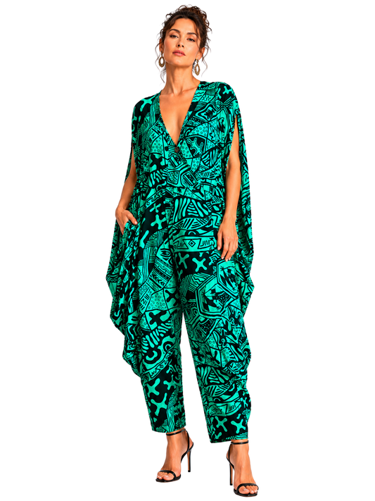 Picasso in Bali Batwing Jumpsuit