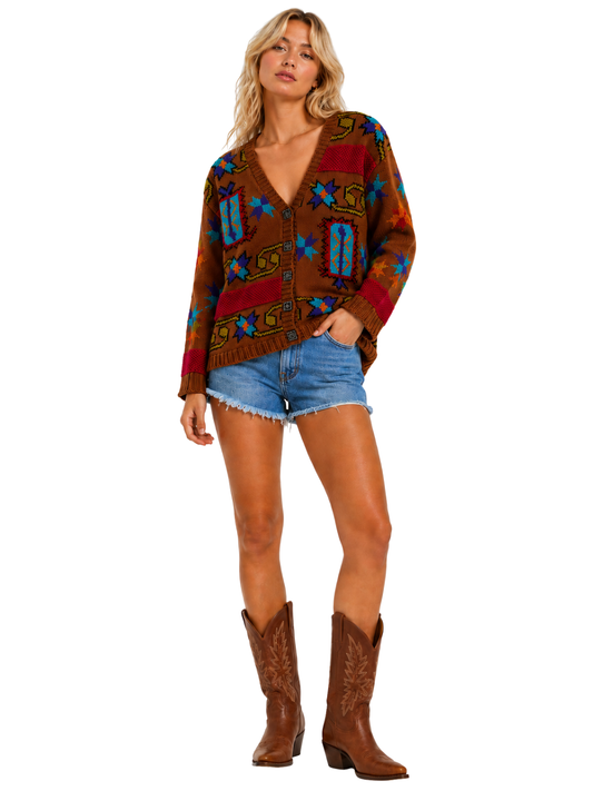Happy Trails Hand Knit Sweater