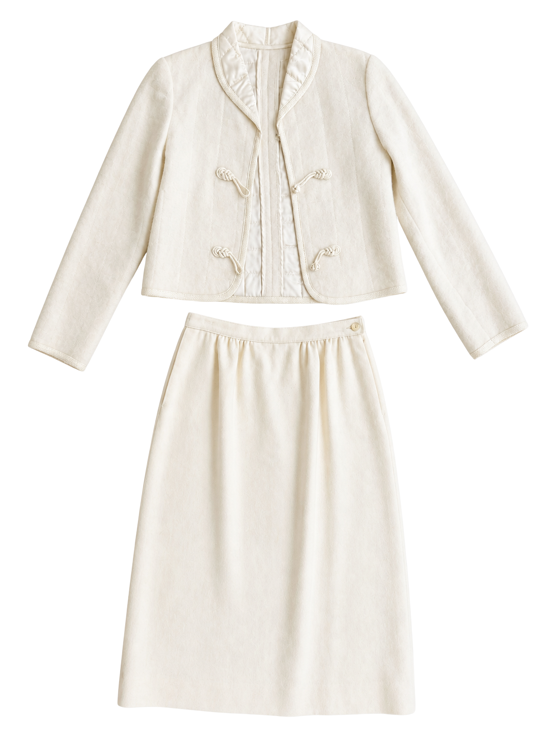 Tailor Made Cream Wool Set