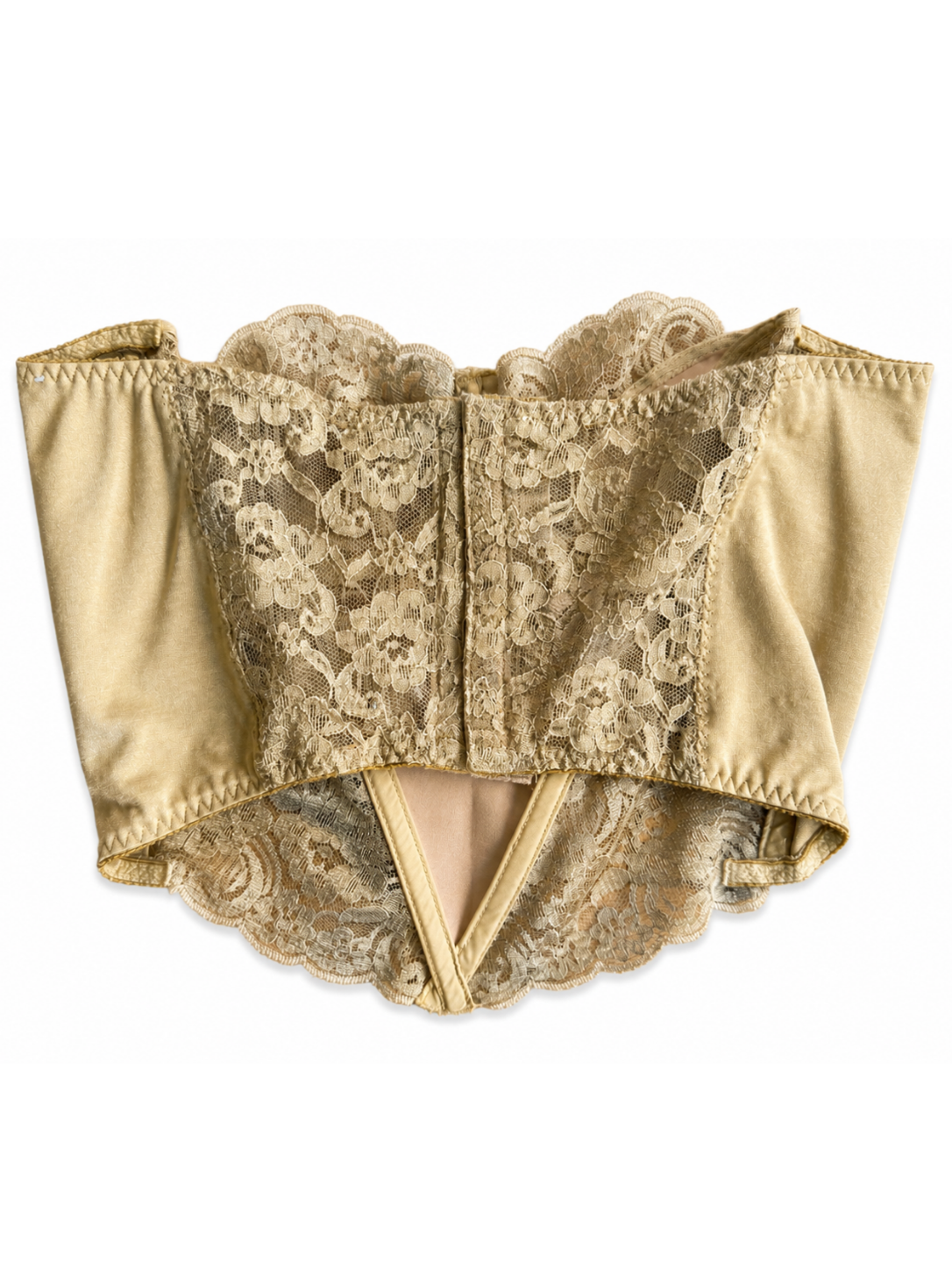 Christian Dior Gold Corset Top