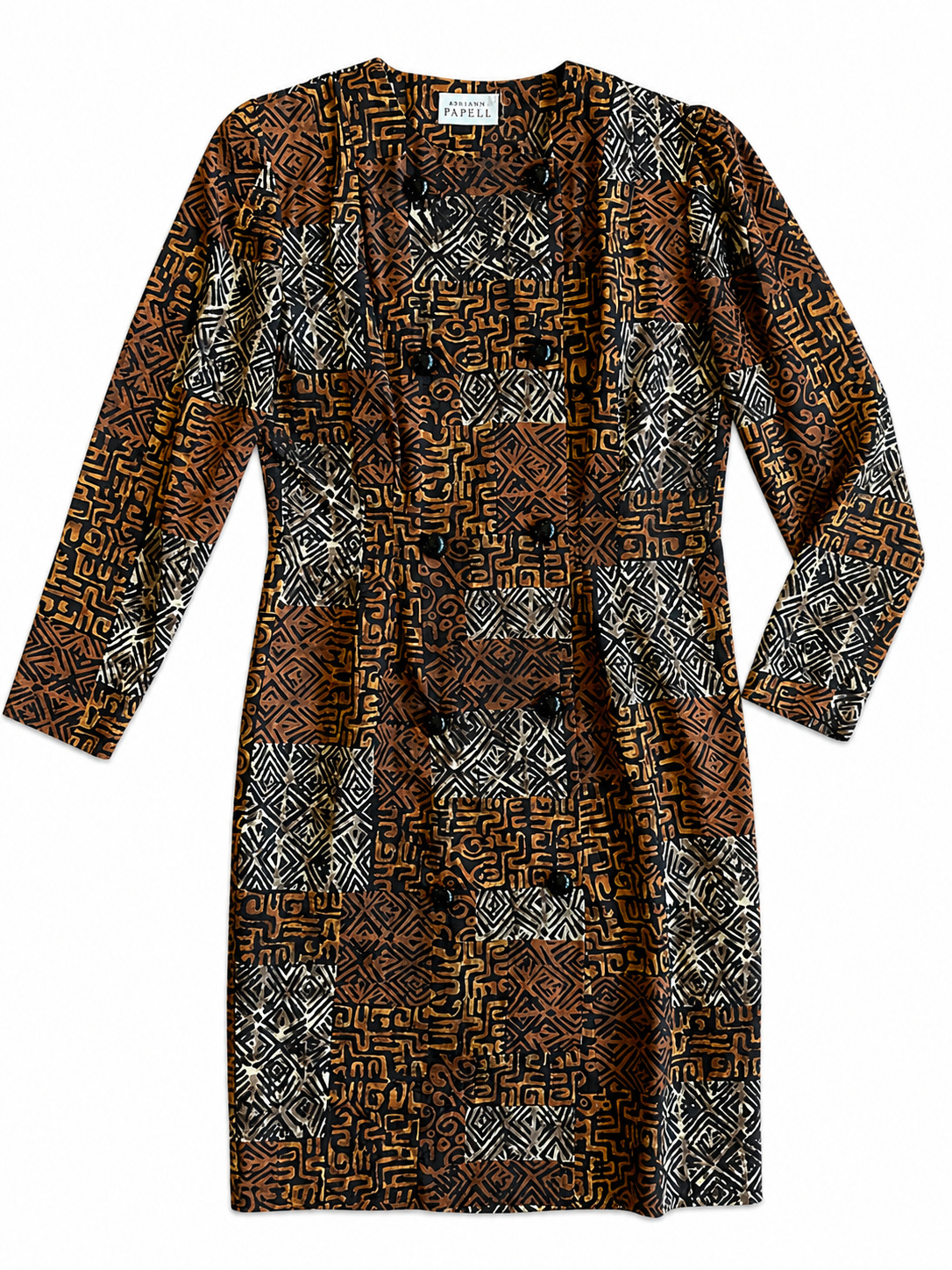 Siren Silk Tribal Midi Dress
