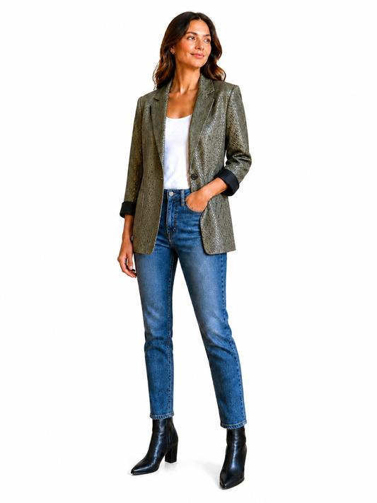 Serpentine Long Line Blazer
