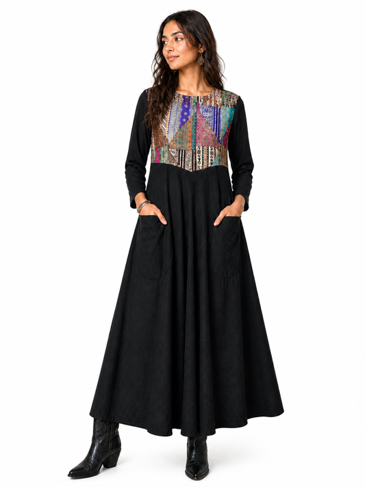Eastern Sun Cotton Maxi Dress