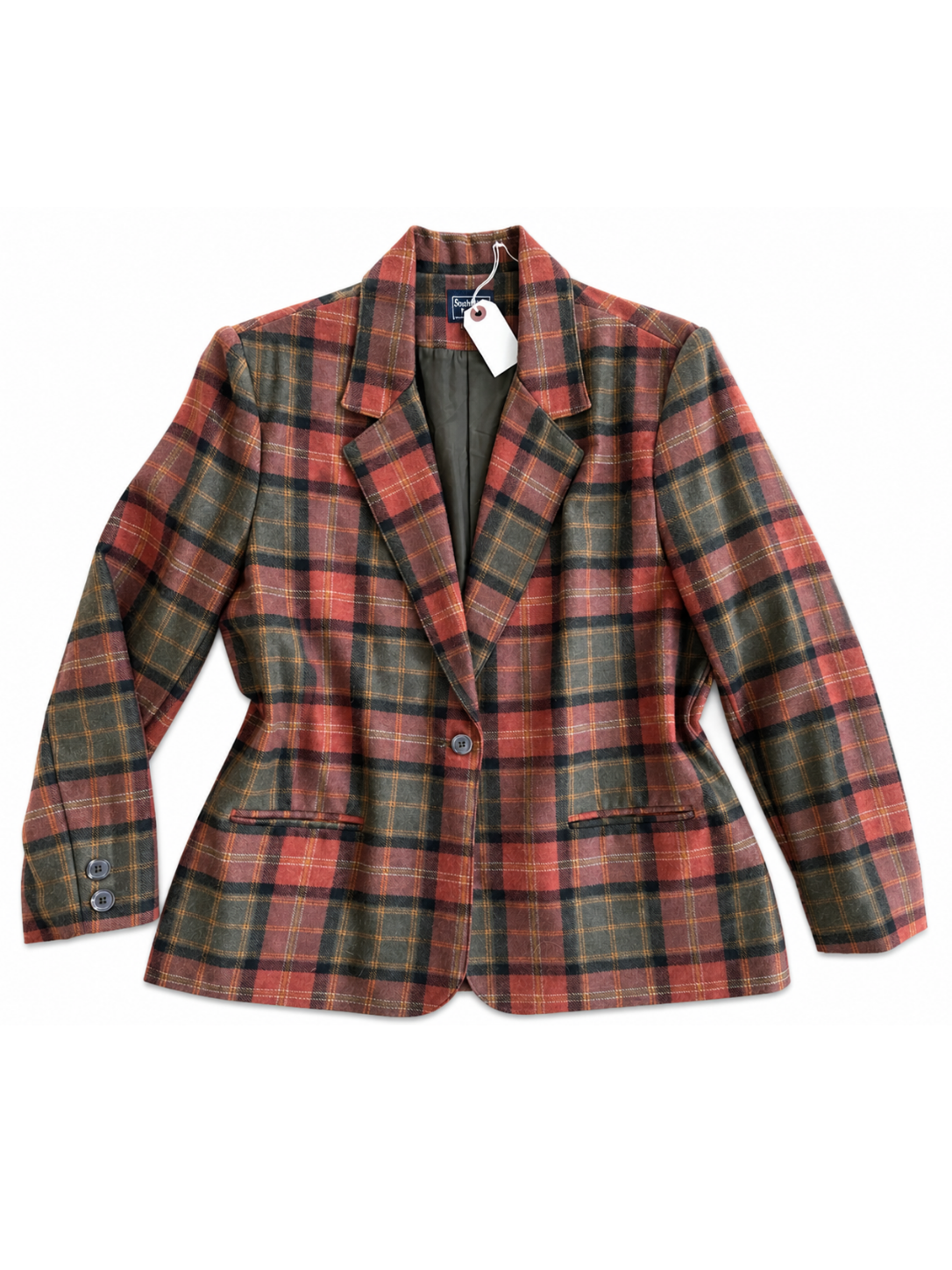 Essential Plaid Blazer
